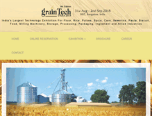 Tablet Screenshot of graintechindia.com